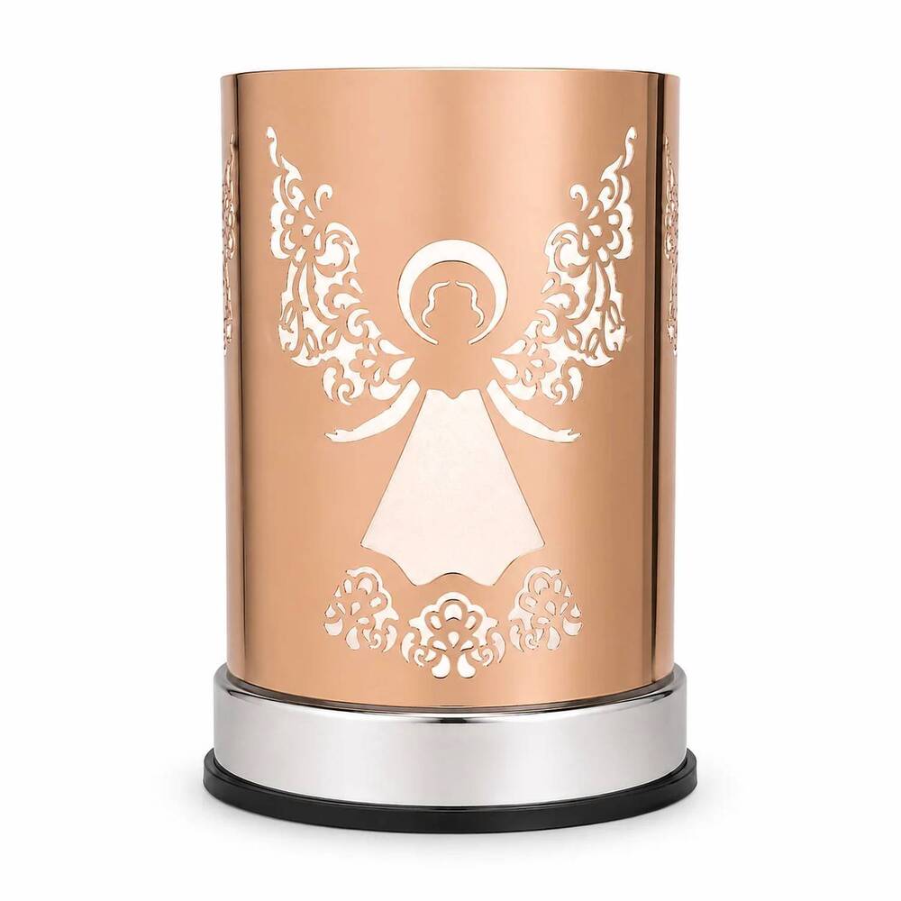 NEW SCENTCHIPS graceful angel touch fragrance warmer in gold